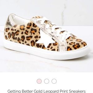 Leaopard Print Sneakers